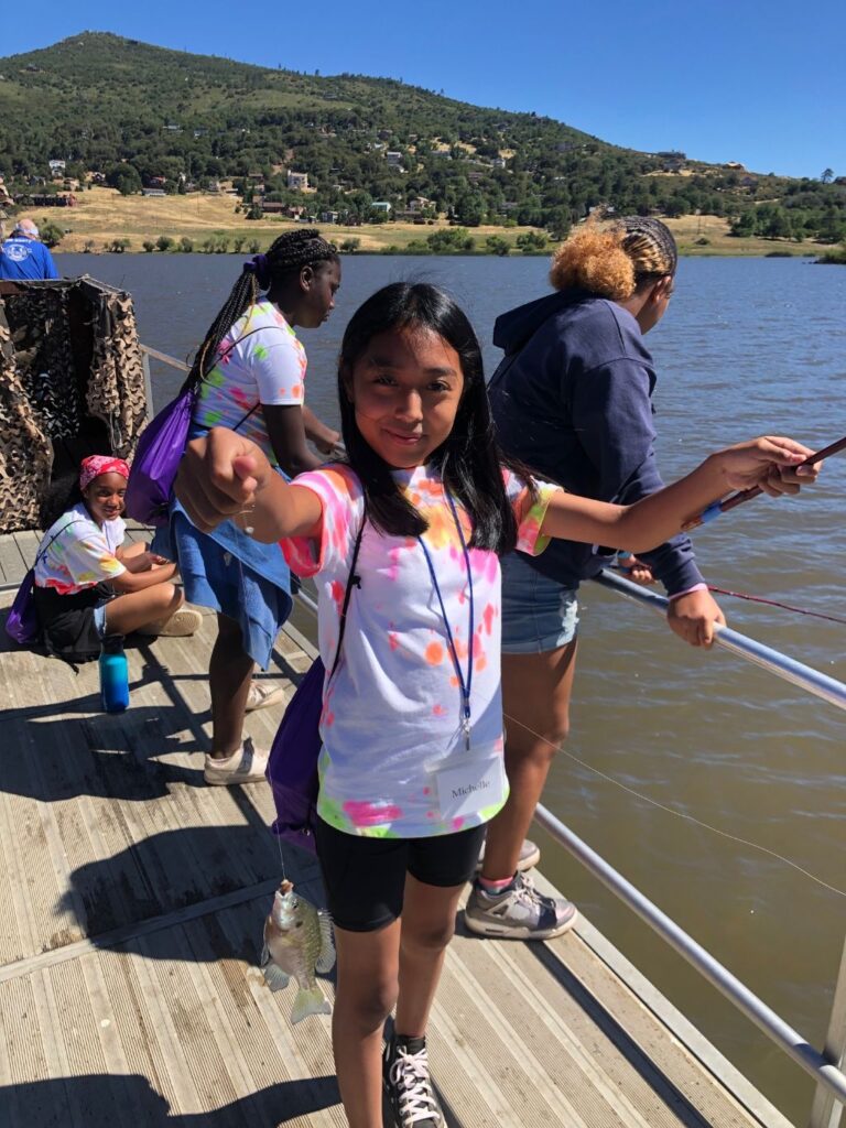 Camp Jack campers on ‘Jack Wyatt Day’ having a great time on the lake fishing and boating! (2)