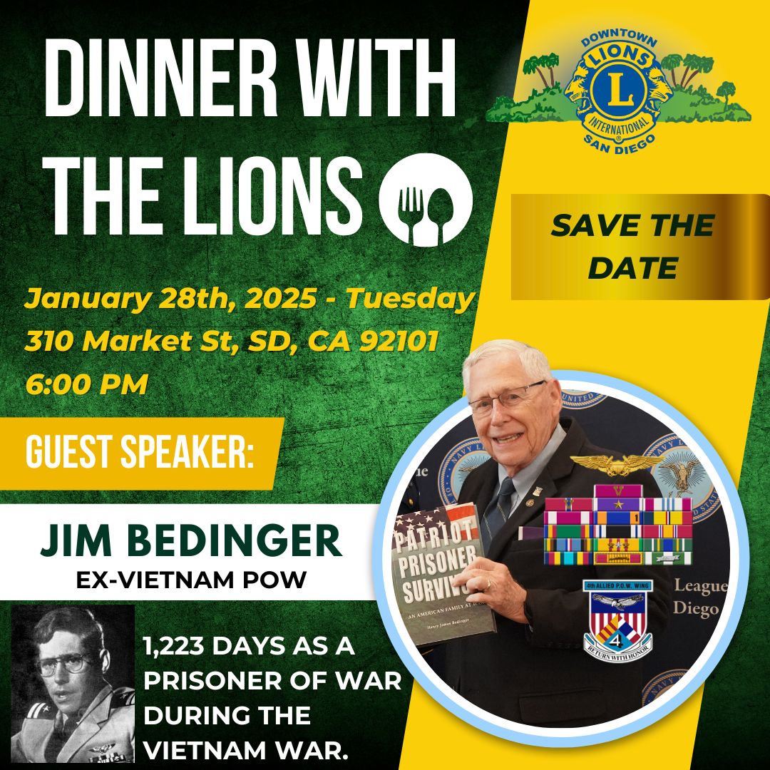 Dinner with the Lions: Honoring Jim Bedinger