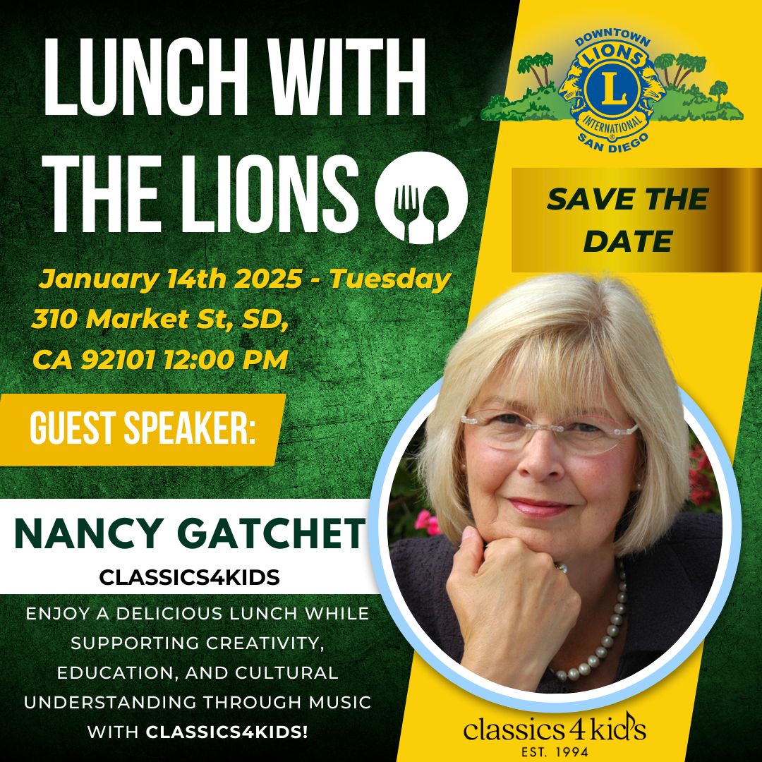 Join Us for Lunch with the Lions!