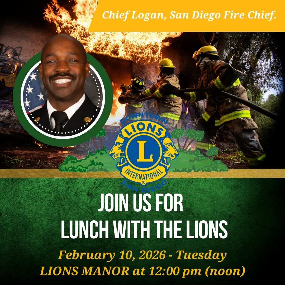 🍽️ Have Lunch With San Diego Fire Chief Robert Logan 🔥🦁