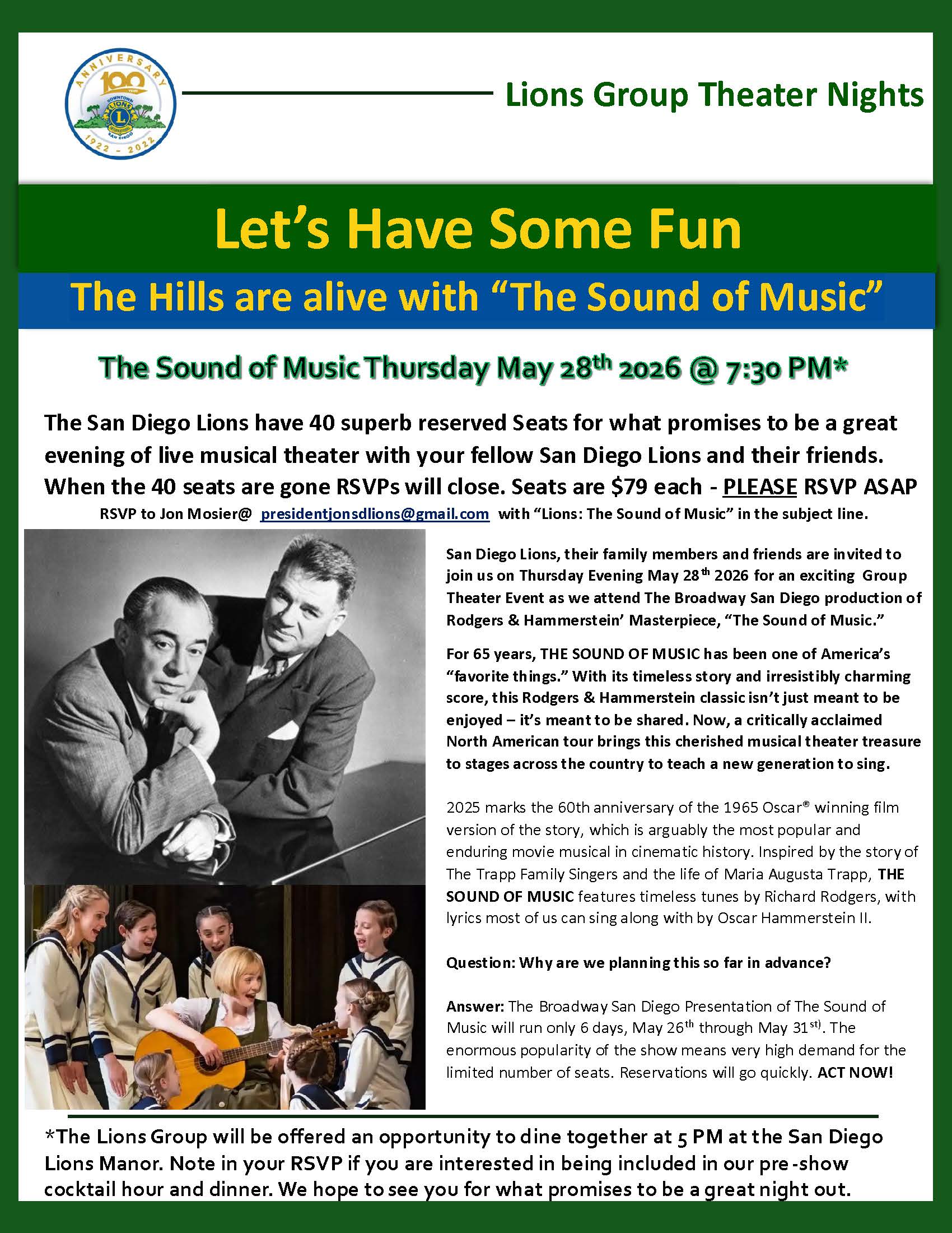 The Sound of Music 2026