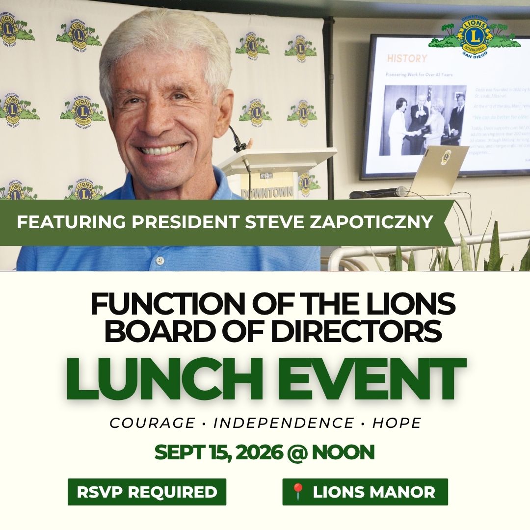 Function of the Lions Lunch
